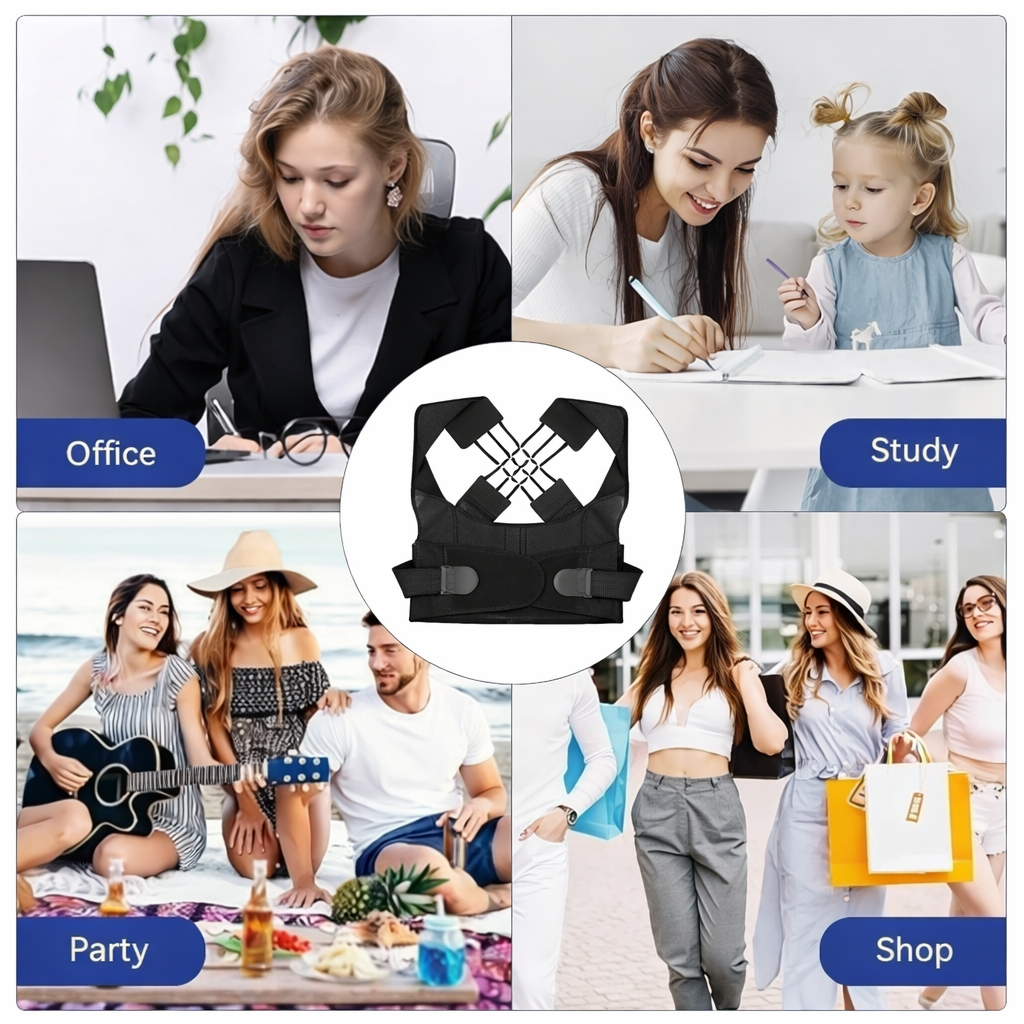 Adjustable Back Posture Corrector/ Slouching Relieve Pain Belt Women Men