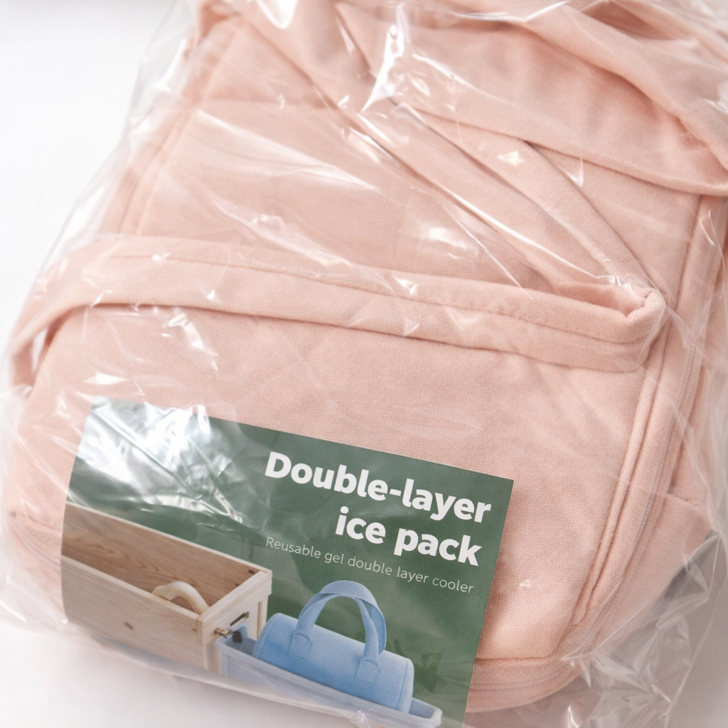 Fashion Double Layer Insulated Lunch Bag